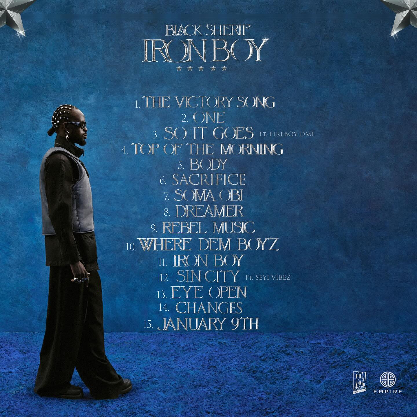 Iron Boy Official Tracklist Artwork
