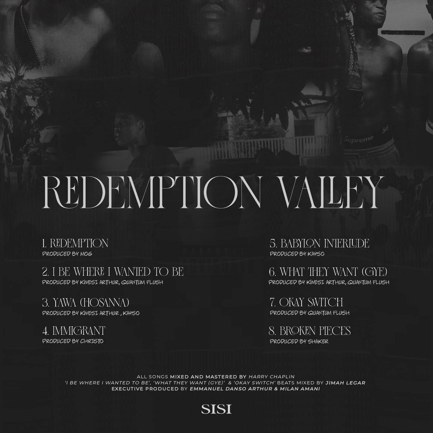 Redemption Valley Tracklist and Production Credits